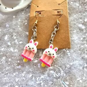 Bunny Pop Clay Earrings